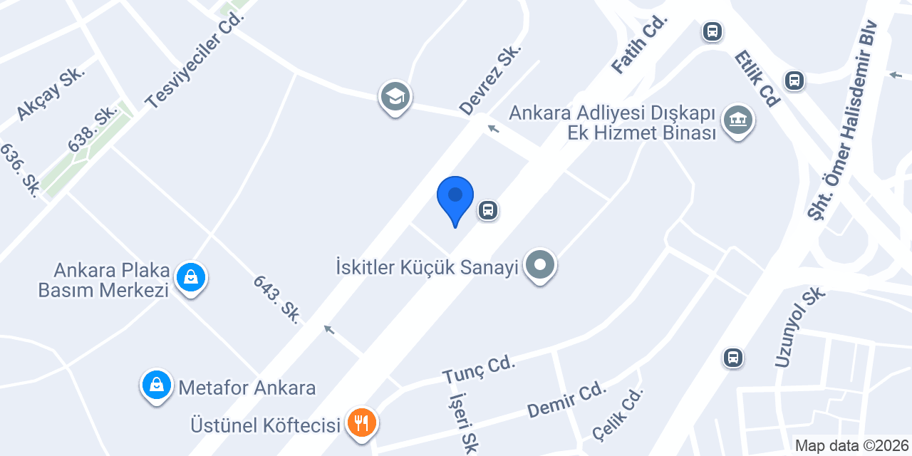 FM OTOLASTİK konumu
