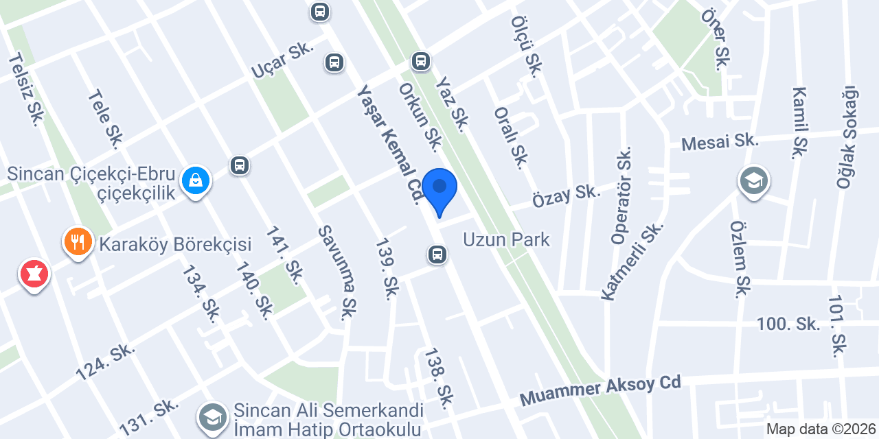 MK Döner konumu