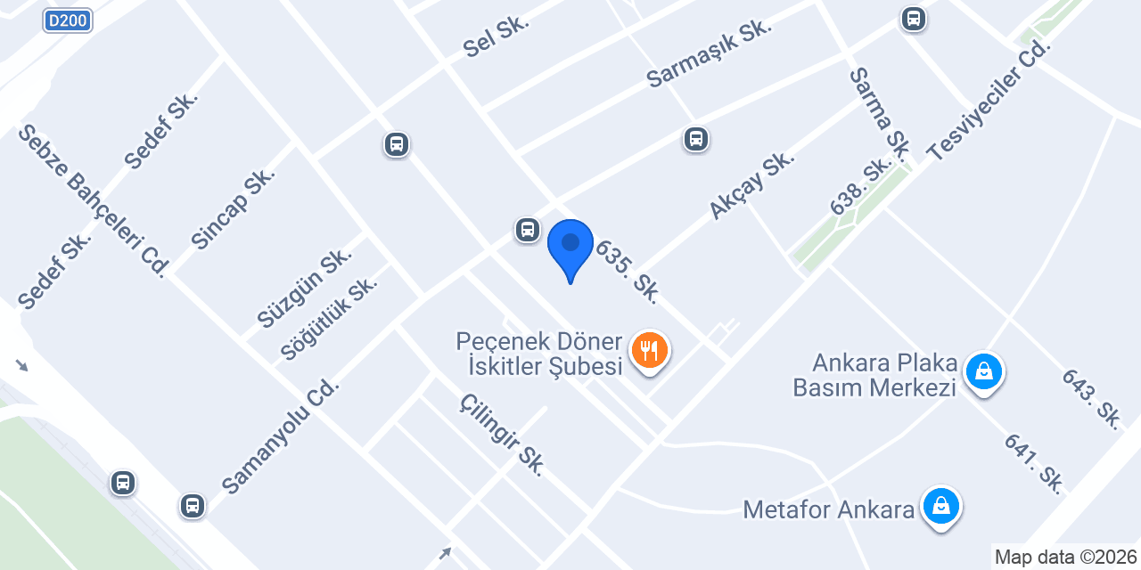 Yüksel Elektronik konumu