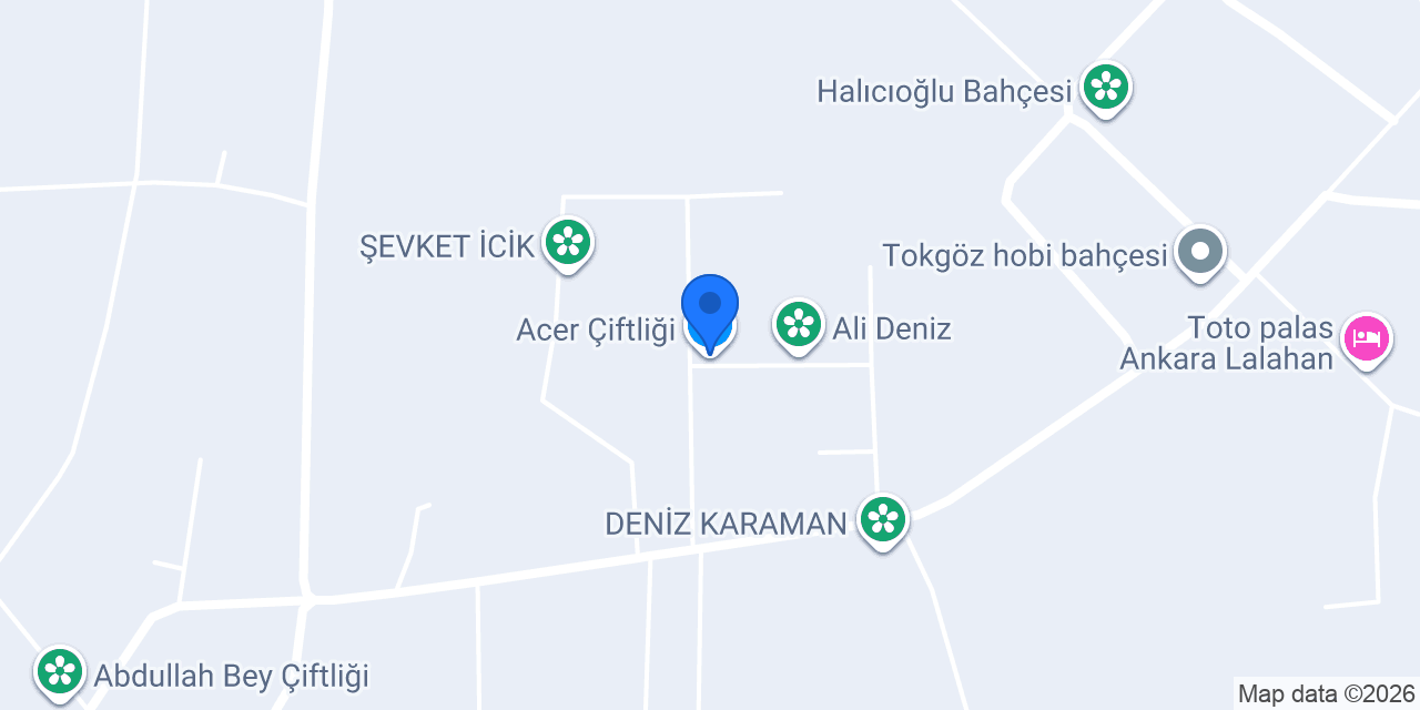 Acer Çiftliği konumu