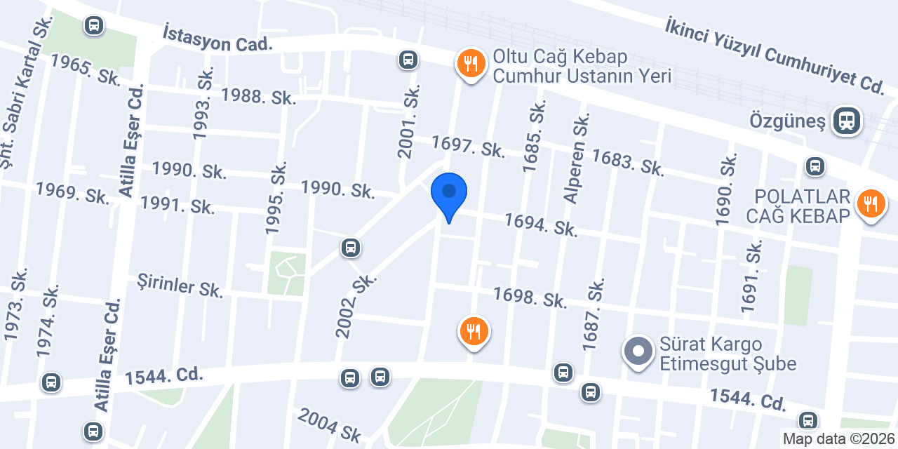 Akın Yapı Market konumu