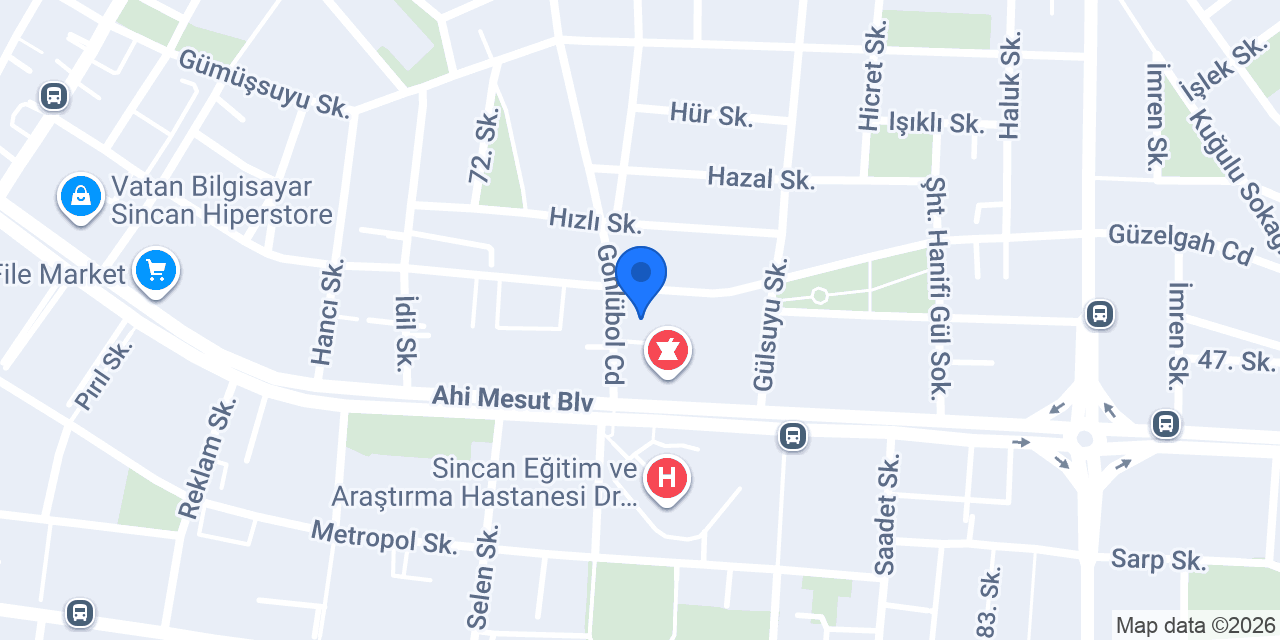 Ertürk Ticaret Su Tesisatçısı konumu