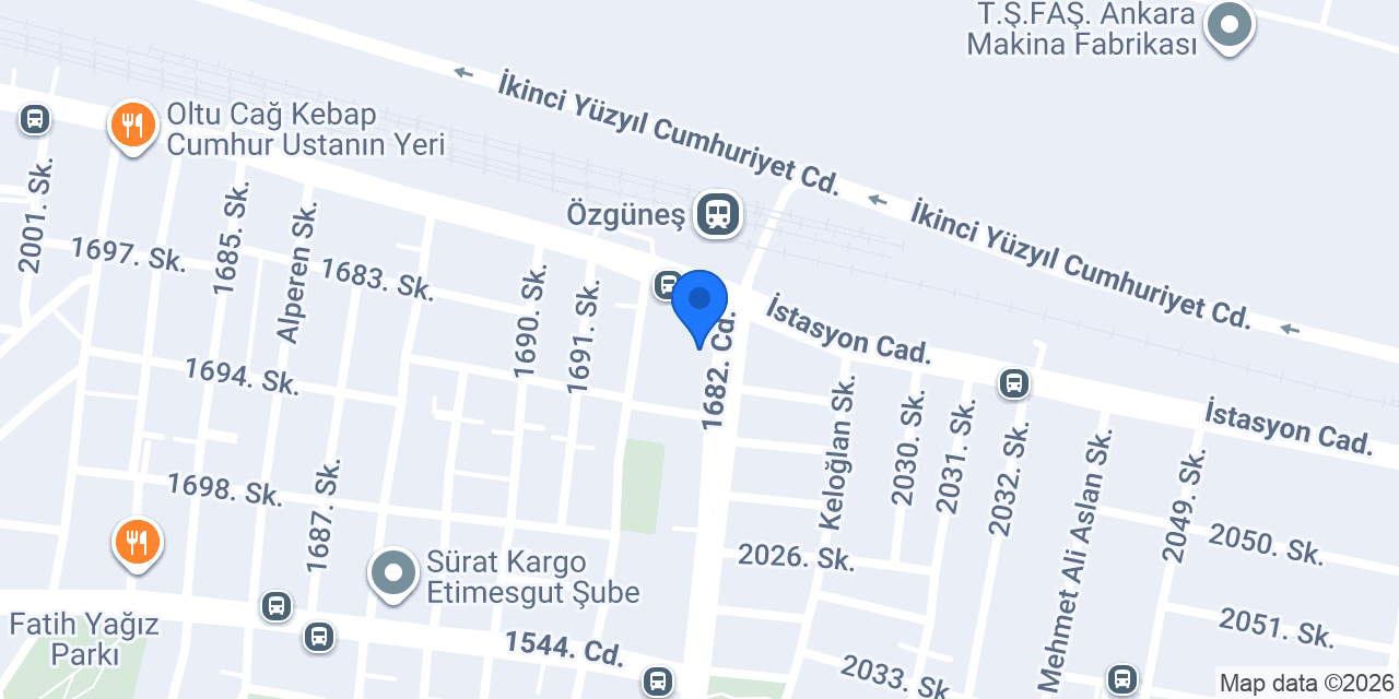 Ecem Rent A Car Ankara Araç Kiralama / Transfer konumu