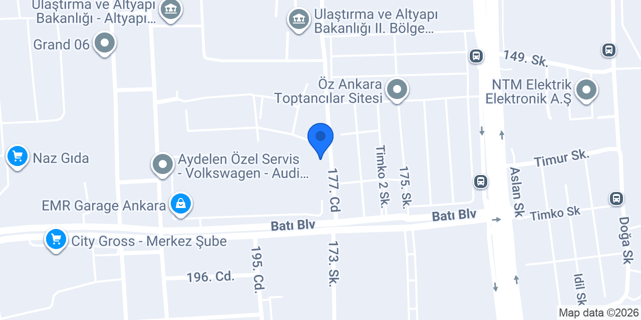 Yenigün Toptan Gıda konumu