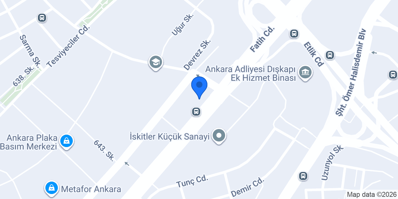 Auto King - Ankara İskitler Oto Ekspertiz konumu