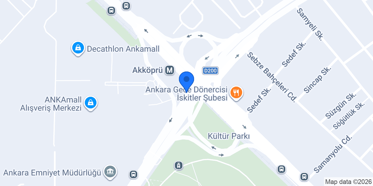 Taksi Durağı konumu