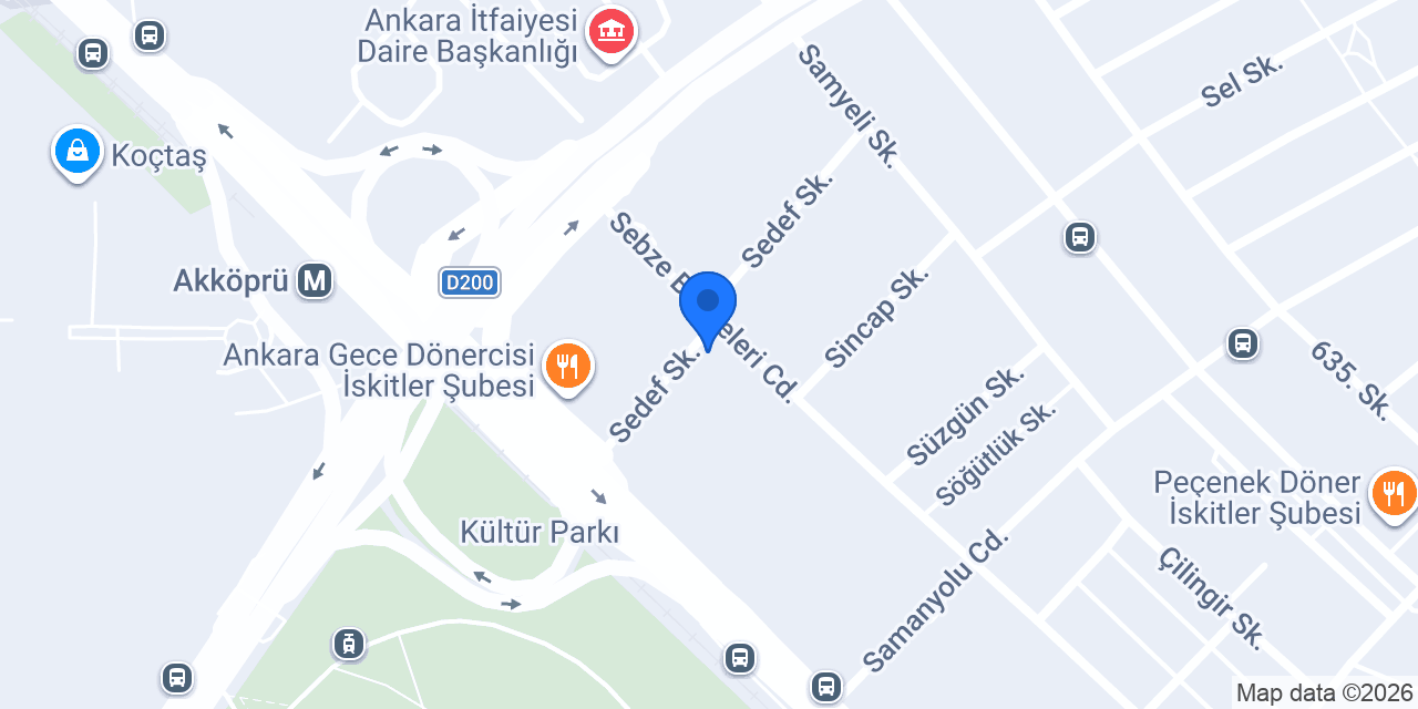 Hayat'ın lezzetleri konumu