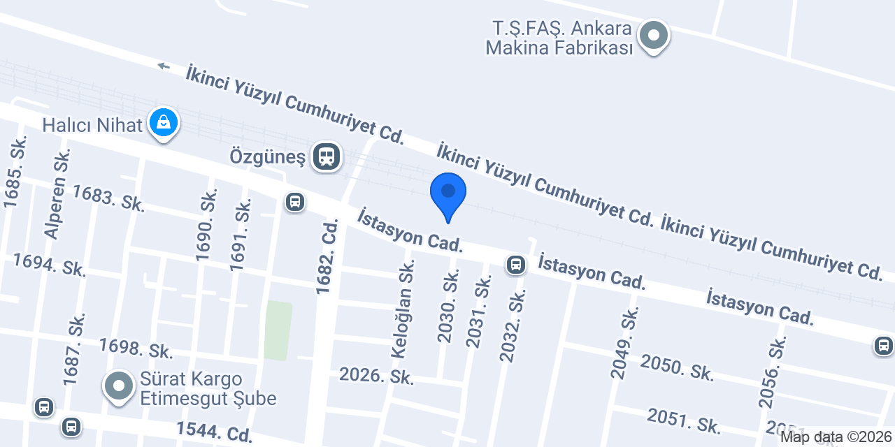 Otorapor Ankara Etimesgut İstasyon Oto Ekspertiz konumu