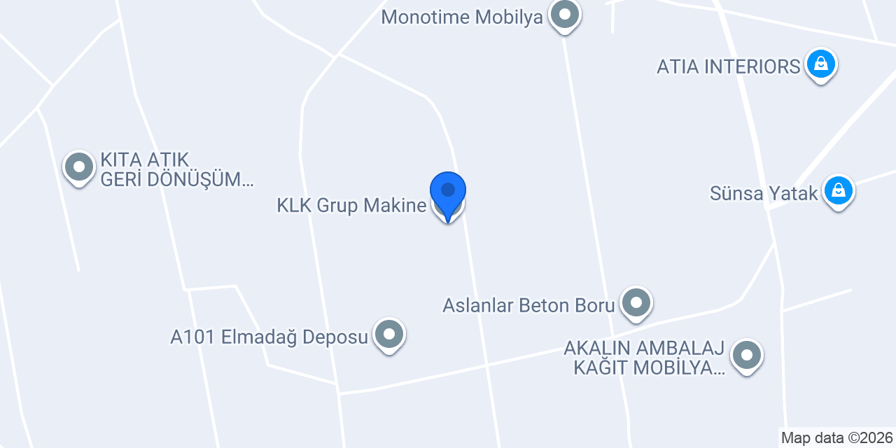 KLK Grup Makine konumu