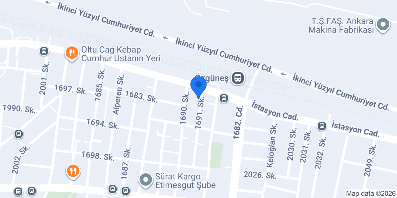 Öz Kervan Dondurma Solonu ziplayan dondurma konumu