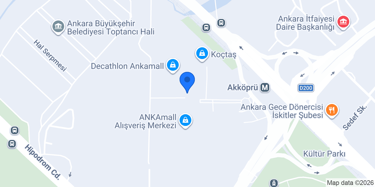 PROSPA ANKARA konumu