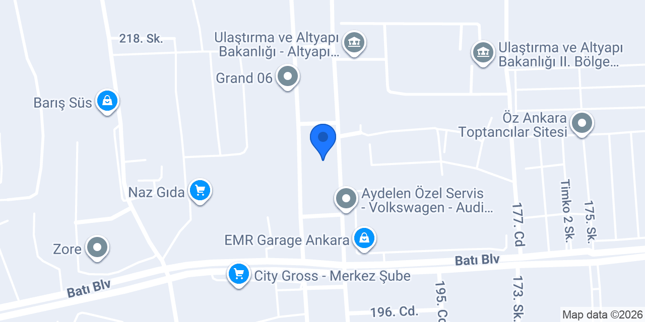 Hacı İsmailoğlu Gimat Şube konumu