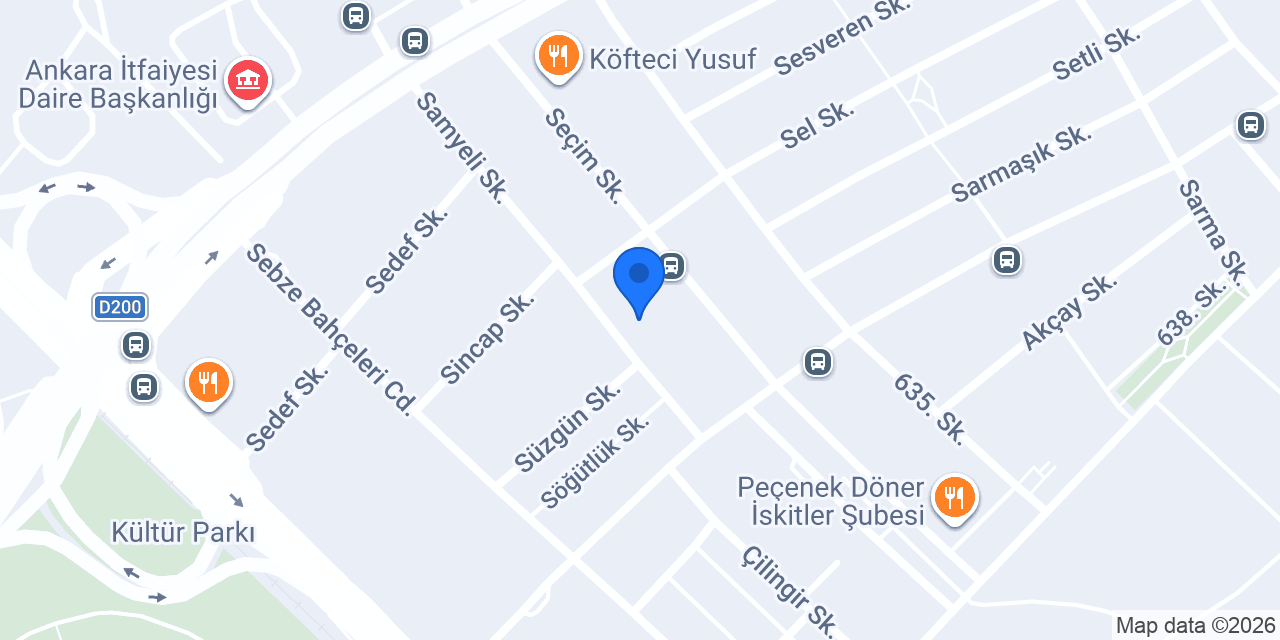 Işık Reklam Matbaa konumu