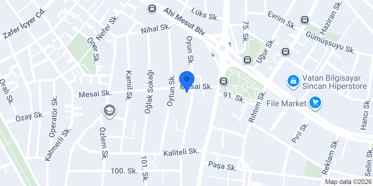 ECZANE SANATKAR konumu