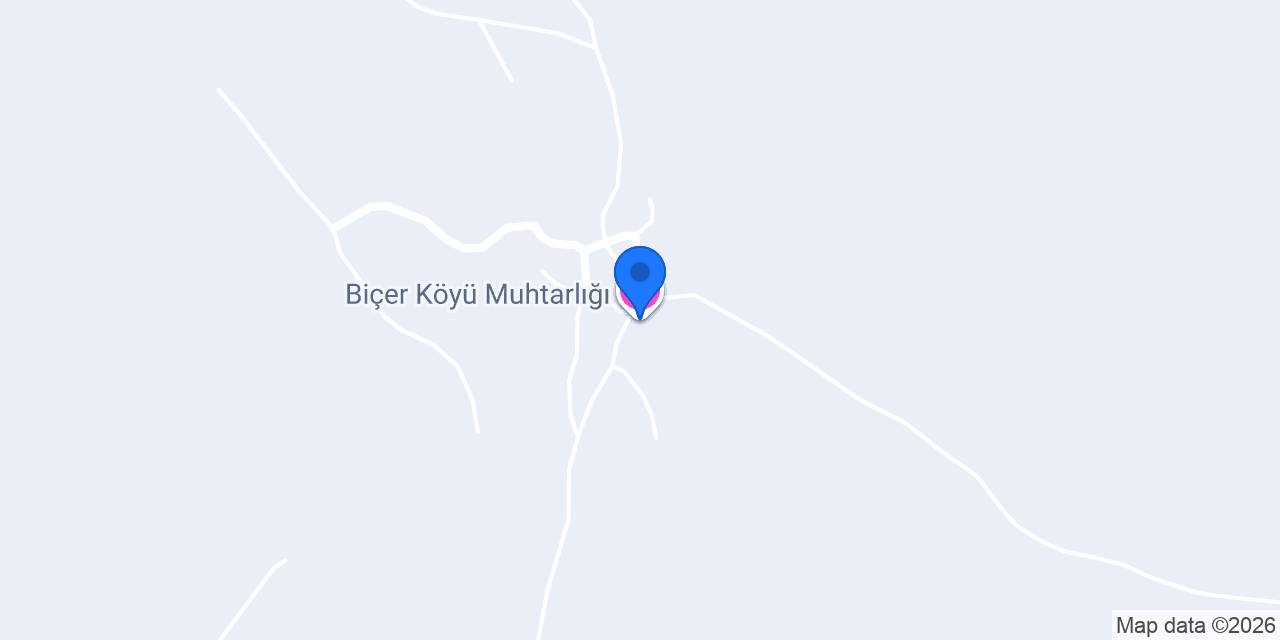 Biçer Köyü Muhtarlığı konumu