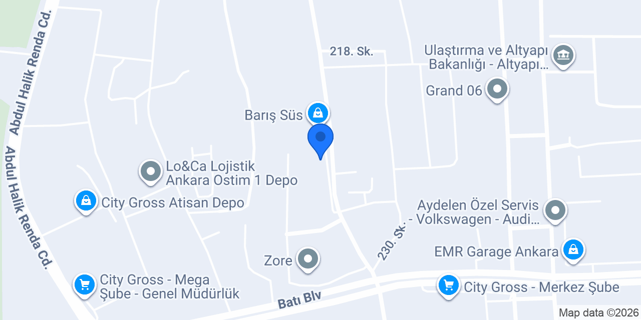 Liva Gimat Fabrika konumu