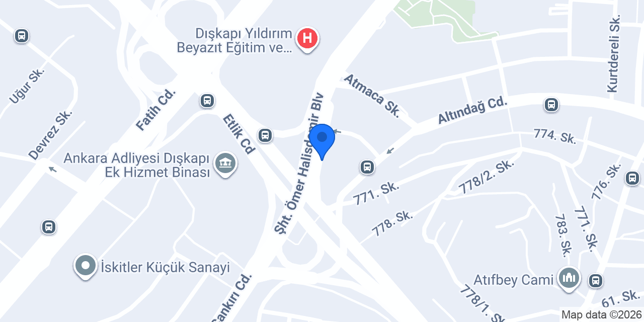 Altındağ 1. Noterliği konumu