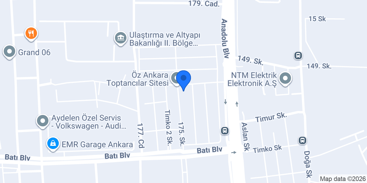 Aykap Lojistik konumu