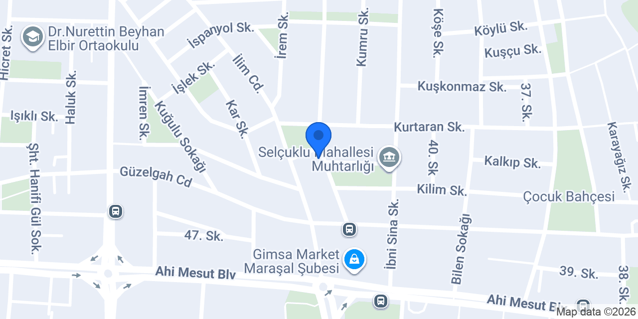 Kazel Beauty Studio konumu