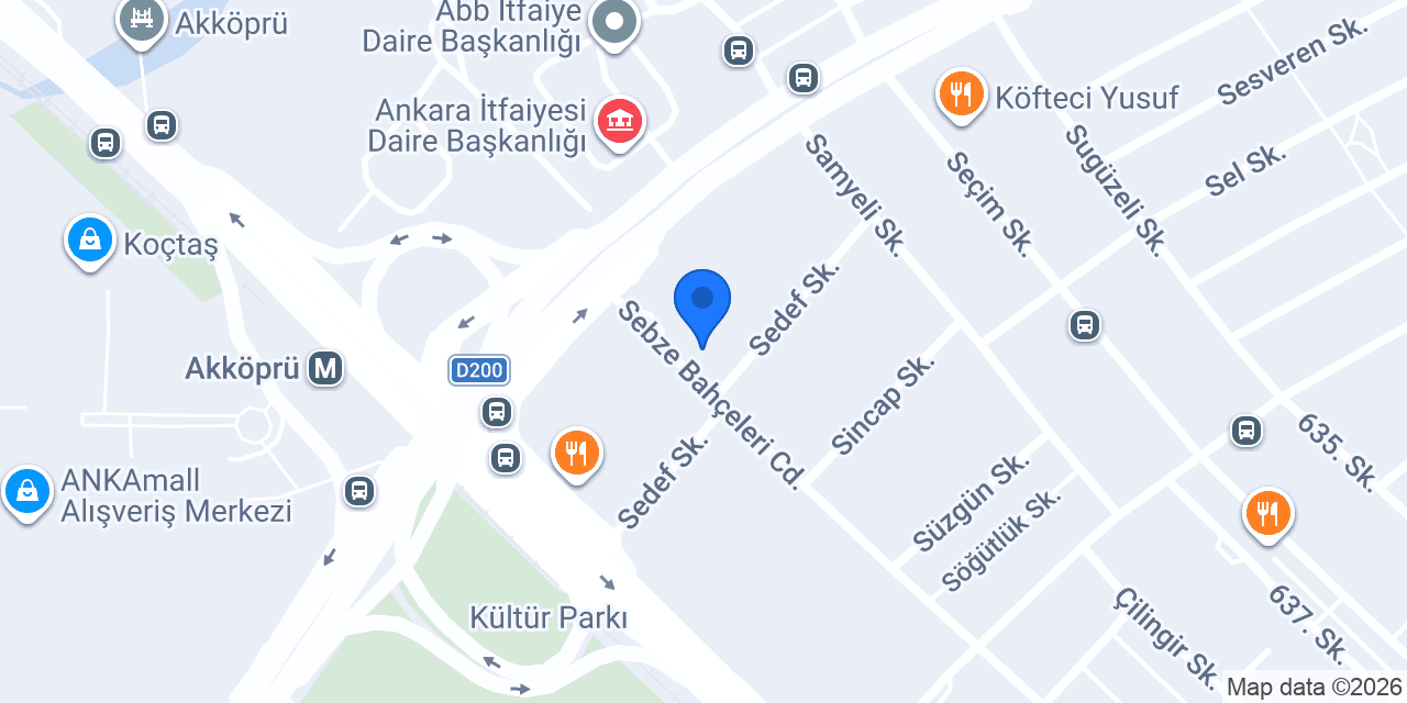 Yenigür Traktör Yedek Parçaları-ANKARA konumu
