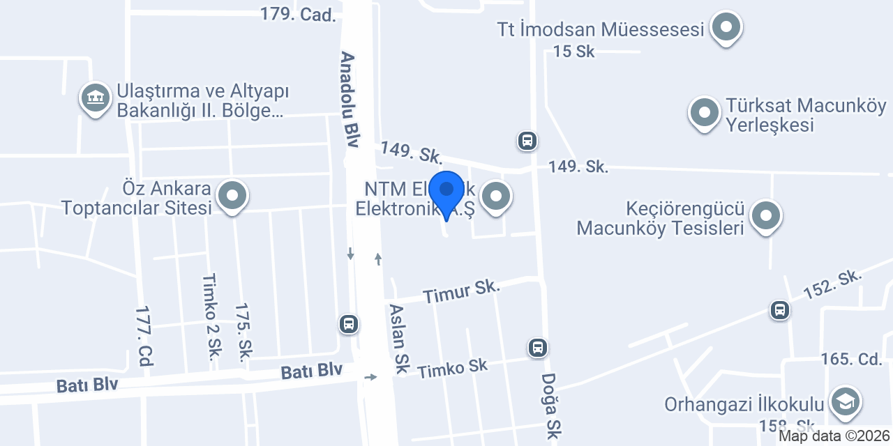 EMT ELECTRONICS LTD. konumu