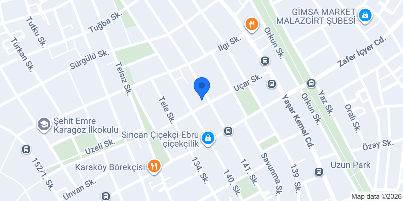 Gül Market konumu