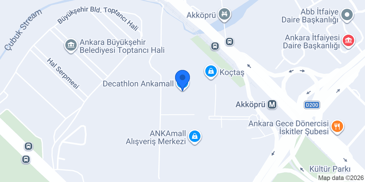 Decathlon Ankamall konumu