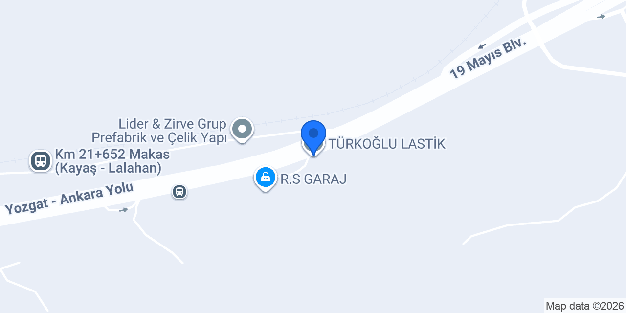 TÜRKOĞLU LASTİK konumu