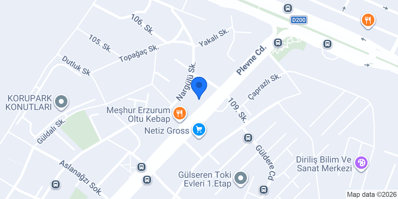 Özgür Çadır Tente konumu