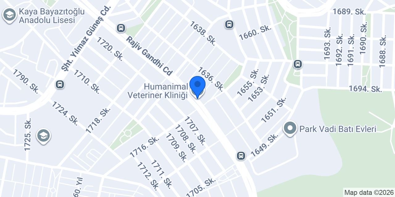 Humanimal Veteriner Kliniği konumu