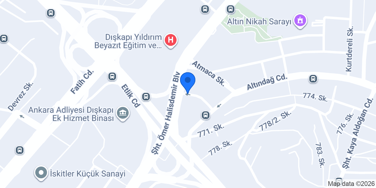 Expres Kuru Temizleme konumu