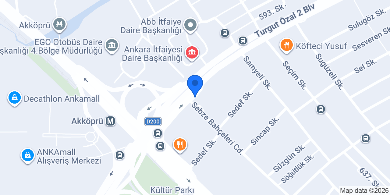 Anemon Akaryakıt konumu