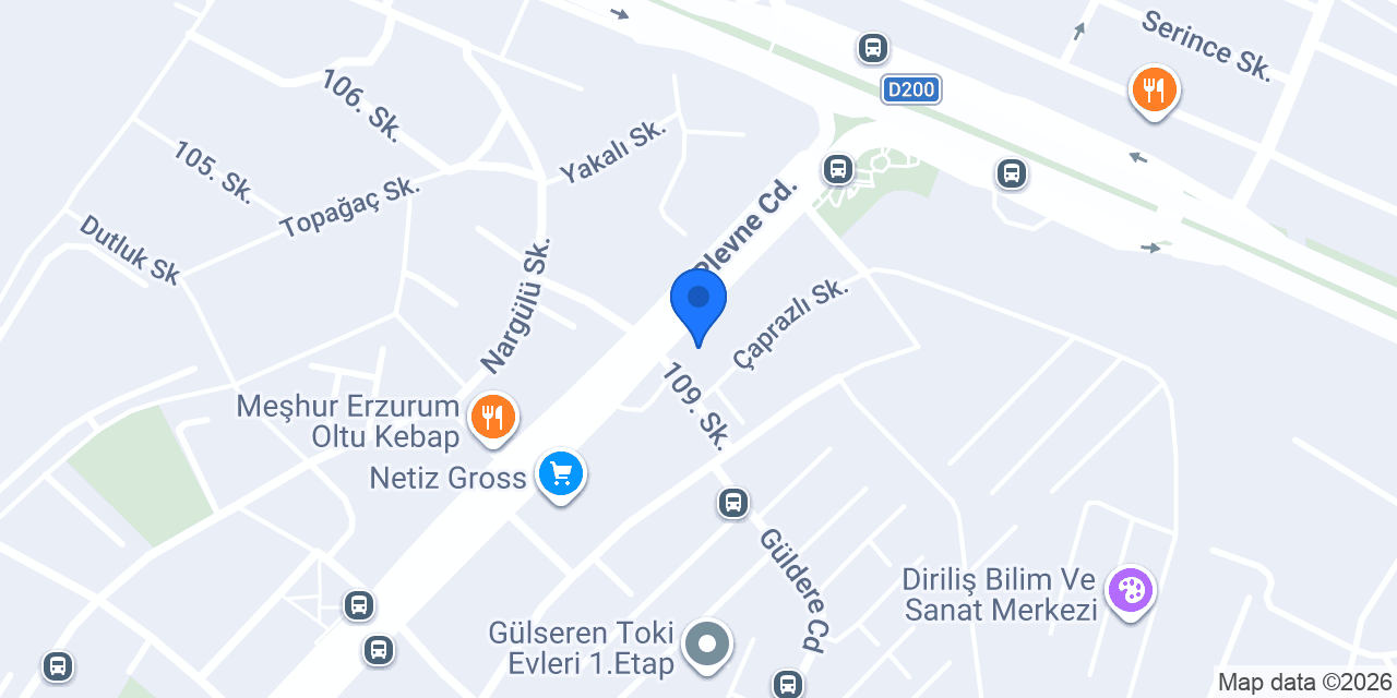 Camaks Cam Alüminyum konumu