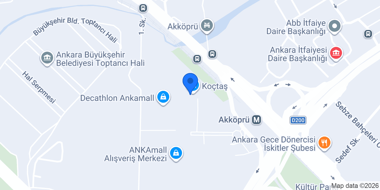 MADO Ankamall Avm konumu