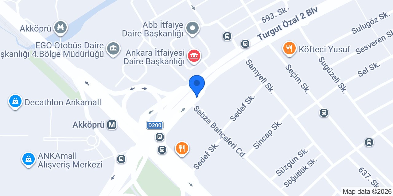 Fırından konumu