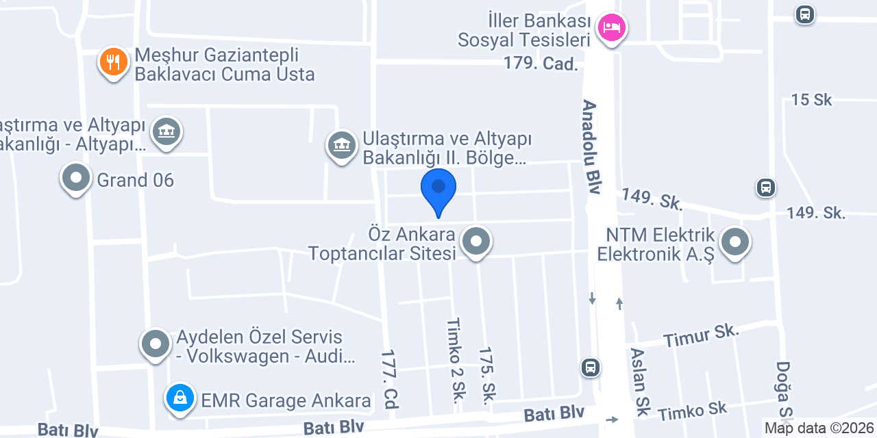 Balcıoğlu Baklava - Baklavacı konumu