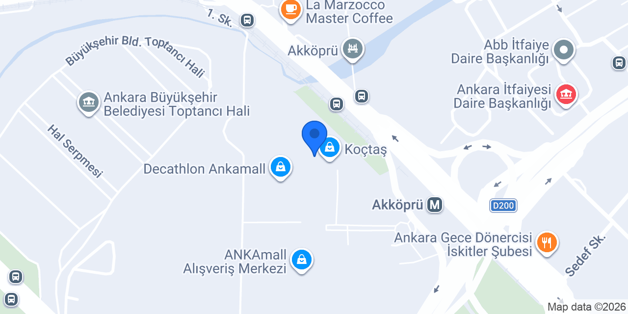 Coffee De Madrid ANKAmall konumu