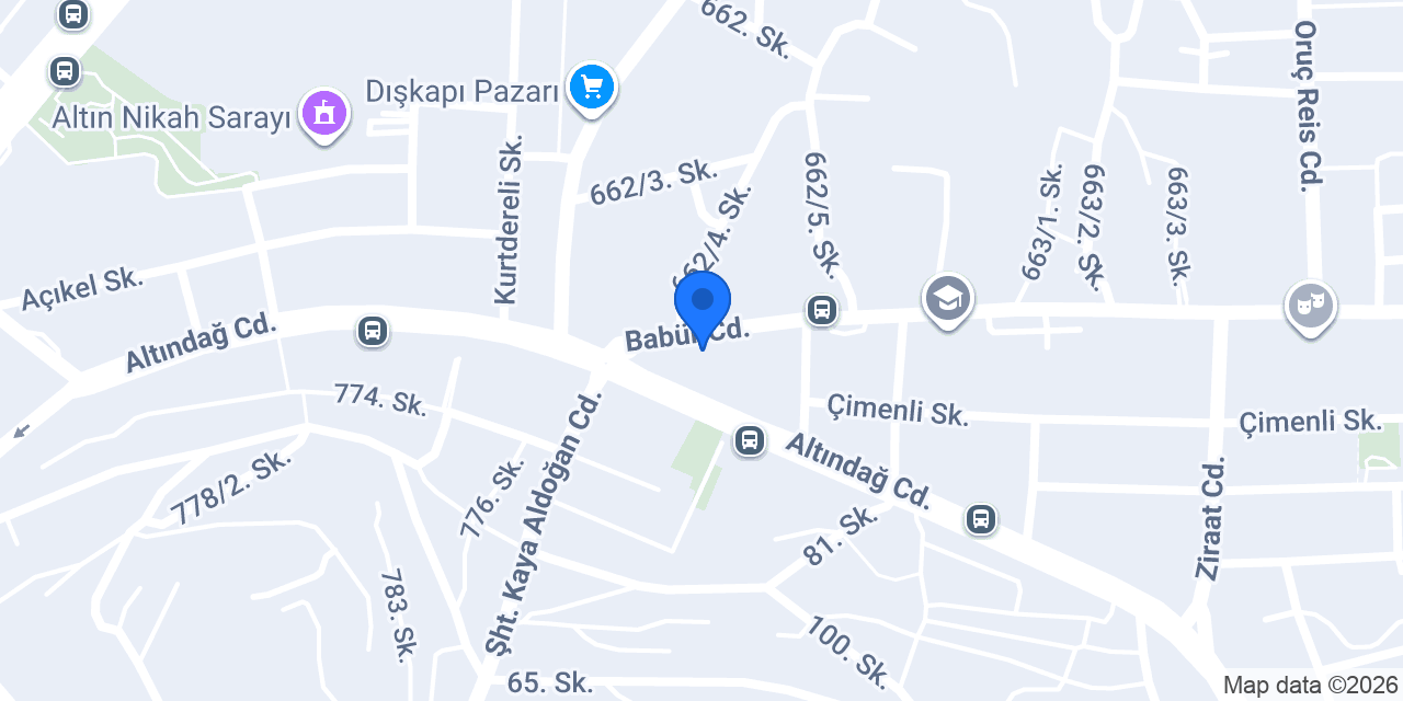 Çilek Pastanesi konumu