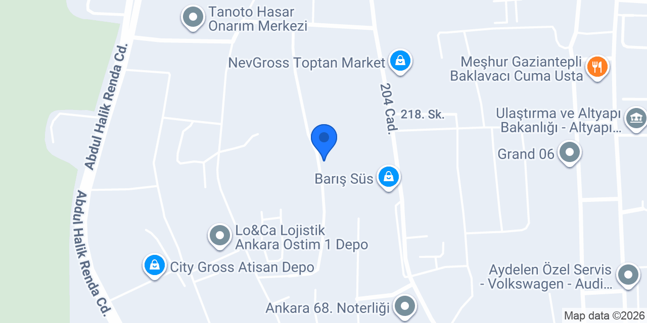Başar Gıda konumu