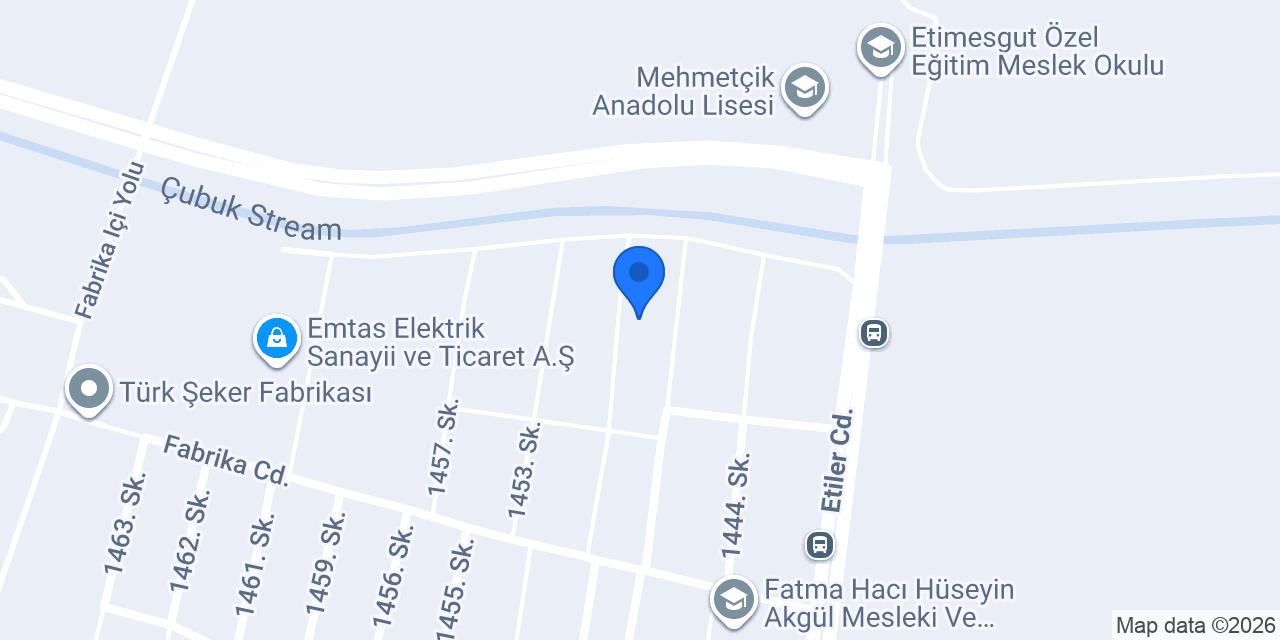 Radius Endüstriyel Reklam konumu