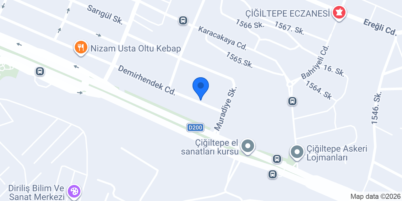 ABDULLAH ÇEVİK MOBİLYA konumu