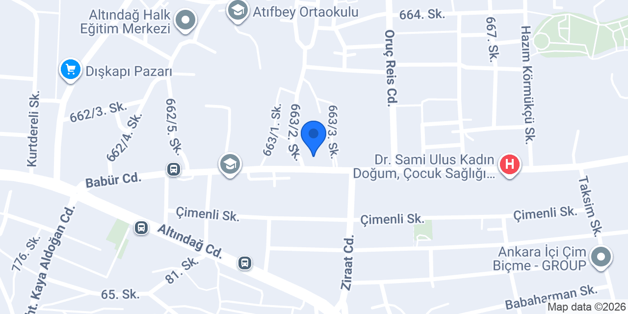 Sincan Kırtasiye konumu