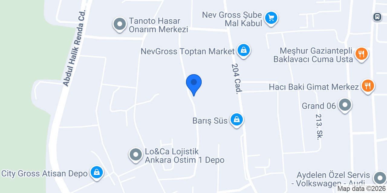 Özkar Yapımarket konumu