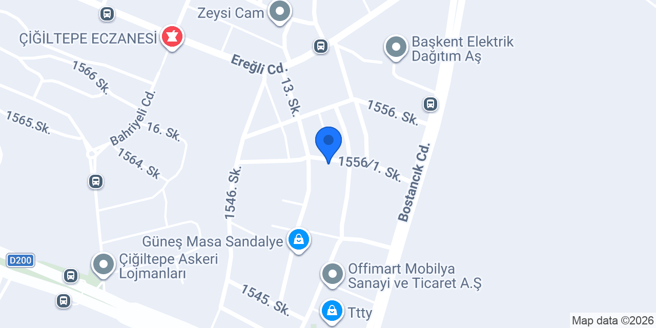 Ceylan Grup Lider Mobilya&Dekarasyon konumu