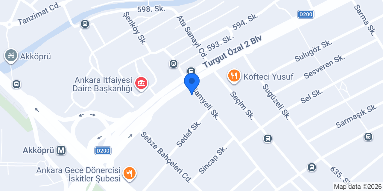 TARCANLAR EKSPERTİZ ANKARA İSKİTLER konumu