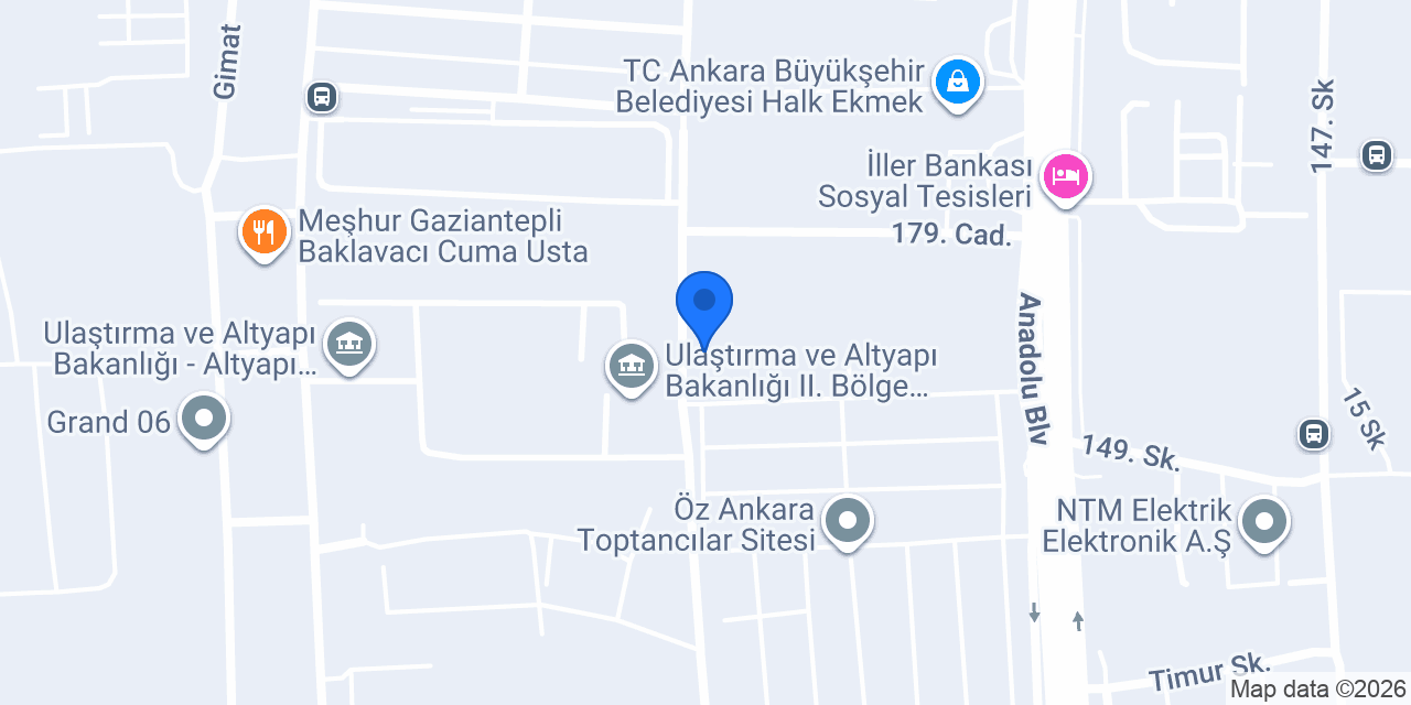 Öz Gimat Gıda konumu