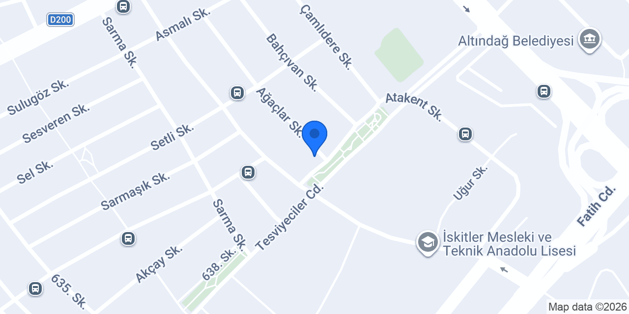 Sürat Kargo Kazımkarabekir Şube konumu