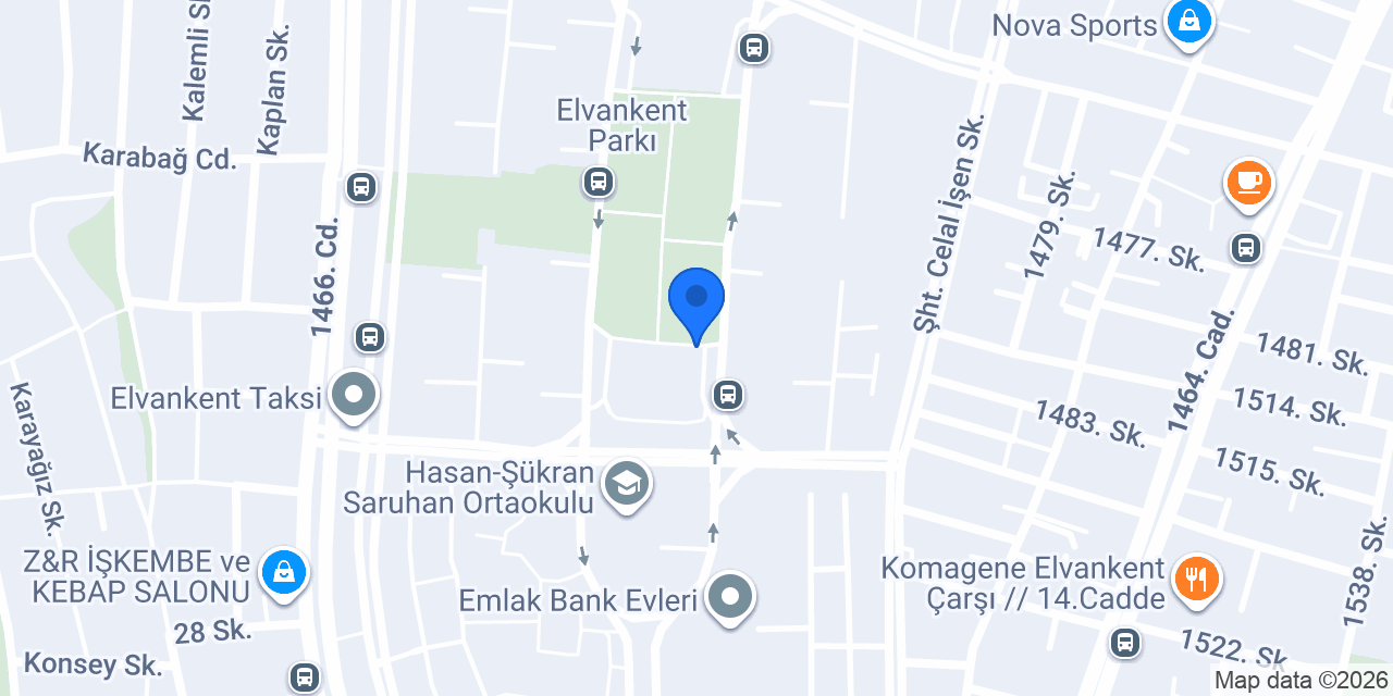 Elvankent Merkez Eczanesi konumu