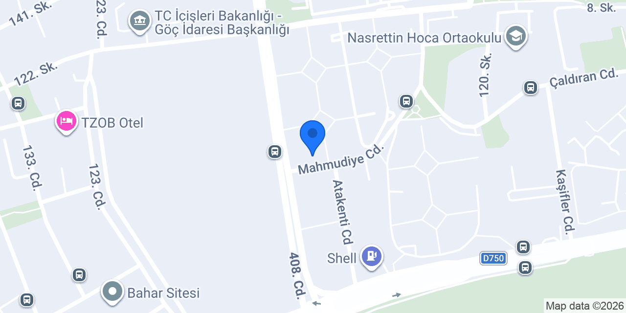 Halley Taksi konumu
