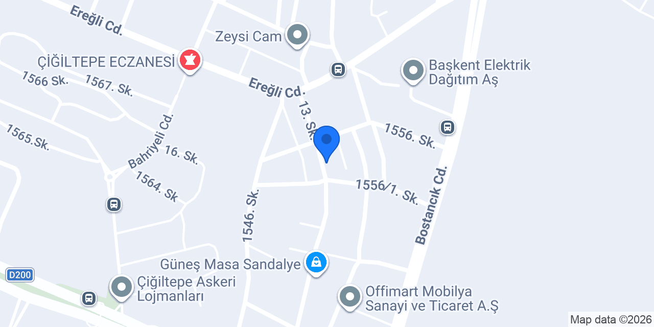 Agd Mobilya konumu